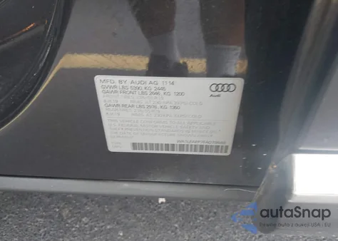 2015 Audi Q5 2.0T Premium from USA, damaged, VIN WA1LFAFP7FA078648